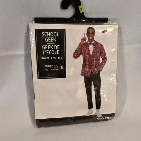 School Geek Costume - NWT - Picture 1 of 2